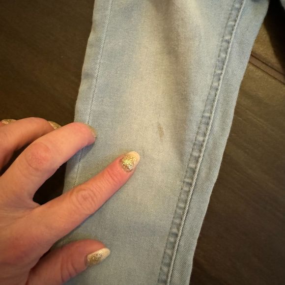 7 For All Mankind Mustard Yellow Long Sleeve Tiered Cotton Top & Jean Set 24M - Picture 9 of 9